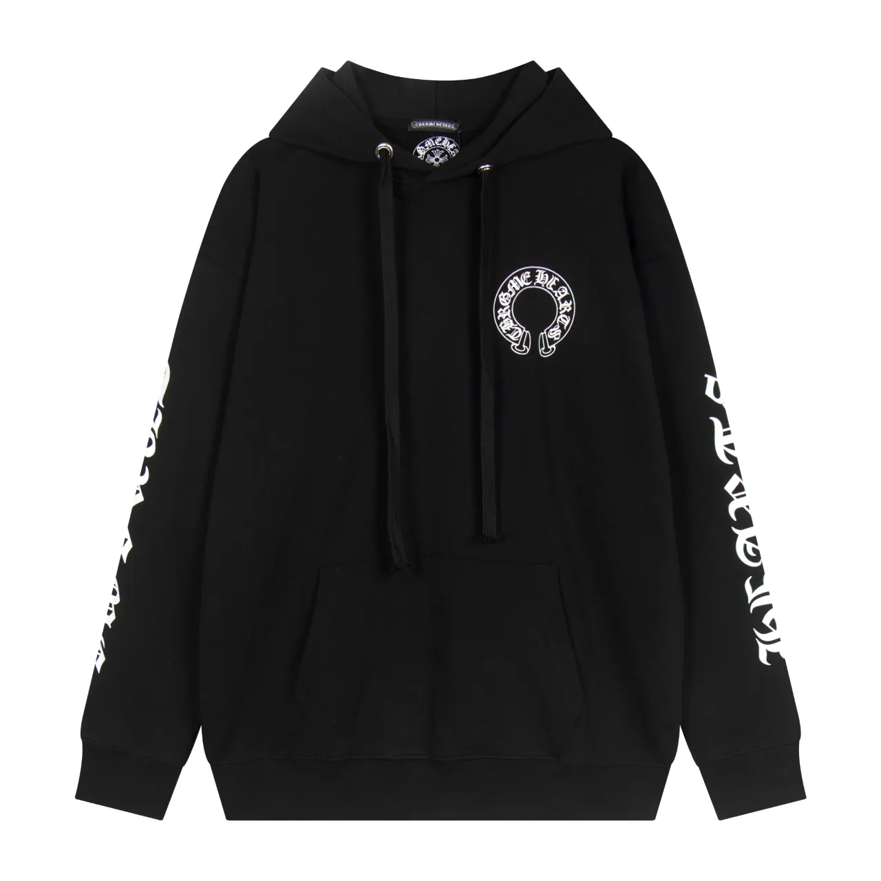 M34—P210 -Chrome Hearts/Chrome Hearts printed sweatshirt cardigan jacket -420 grams of high-density, high-quality wool, soft, delicate and skin-friendly, soft and silky to the touch, warm and skin-friendly -The hardware zipper accessories are all customized and full of details -Colour: black white -Size: S M L XL